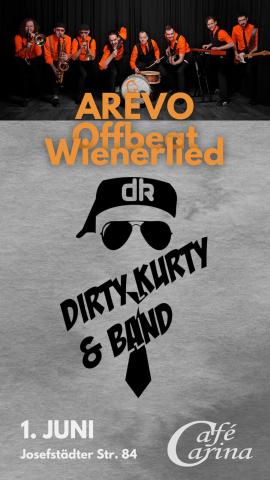 Flyer Dirty Kurty und AREVO